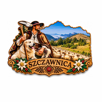 Szczawnica, magnes z Pienin, Pieniny, magnes na lodówkę, góralskie